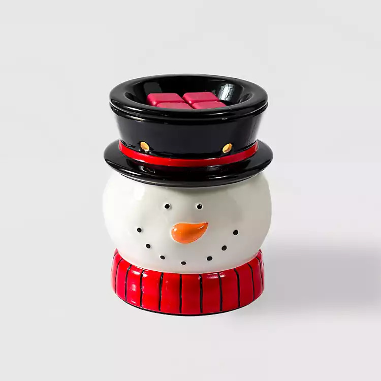 Smiling Snowman Wax Warmer | Kirklands