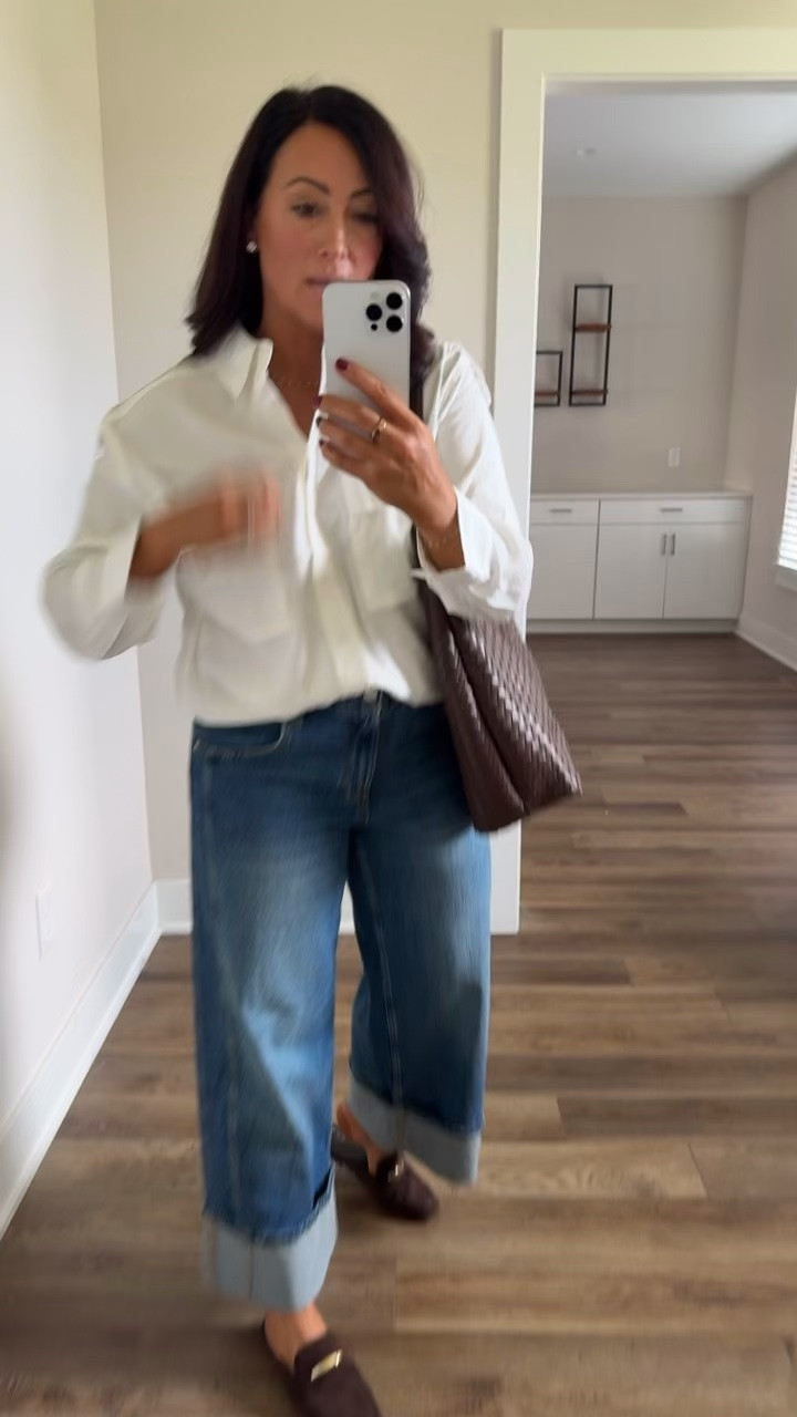 Medium shirt (oversized fit) // size 8 denim
