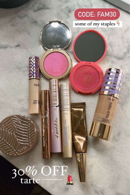 Tarte is having their Friends and Family SALE going on today through April 1st w/ 30% off sitewide⚡️✨👏🏼 code is FAM30 + free shipping!!! These are some of my fave products I use on repeat! @tartecosmetics #tartepartner 

Beauty faves / makeup / shape tape / Holley Gabrielle / for her 

#LTKbeauty #LTKfindsunder50 #LTKsalealert