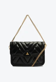 Bolsa Tiracolo Preta Schutz Média Sienna Couro | ZZ Mall (BR)