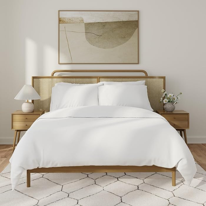 QuickZip Duvet Cover with Zipper Closure \u2013 Ultra Soft Long-Staple 100% Cotton, Oeko-Tex Cert... | Amazon (US)