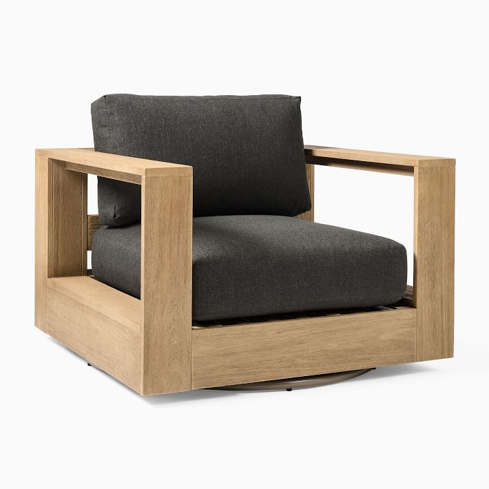 Telluride Outdoor Swivel Chair | West Elm (US)