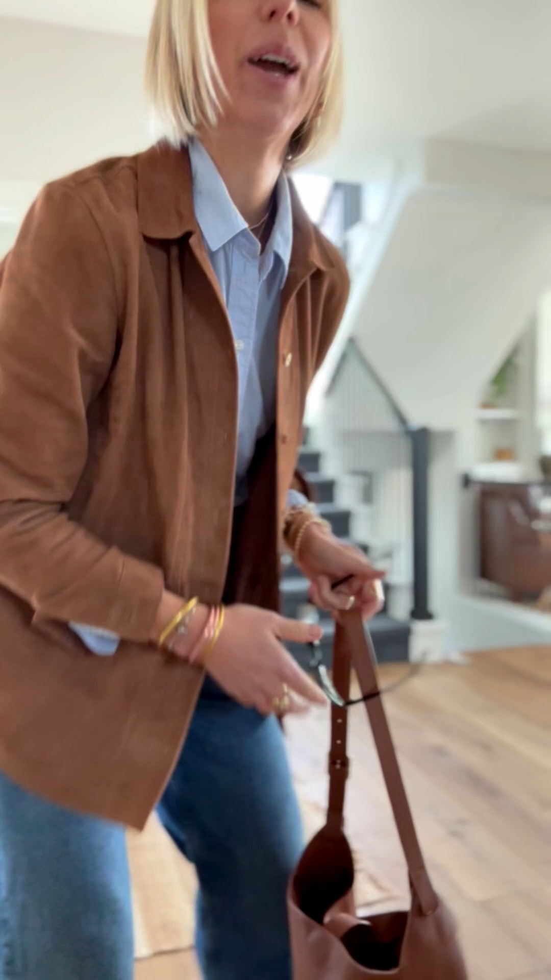 Suede + denim for Spring. Add a fun statement flat & crisp blue shirt for an effortless Parisian chic look.


#LTKootd #LTKSeasonal #LTKOver40