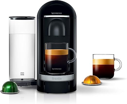 Nespresso VertuoPlus Deluxe Coffee and Espresso Machine by Breville,8 Ounces, Black | Amazon (US)