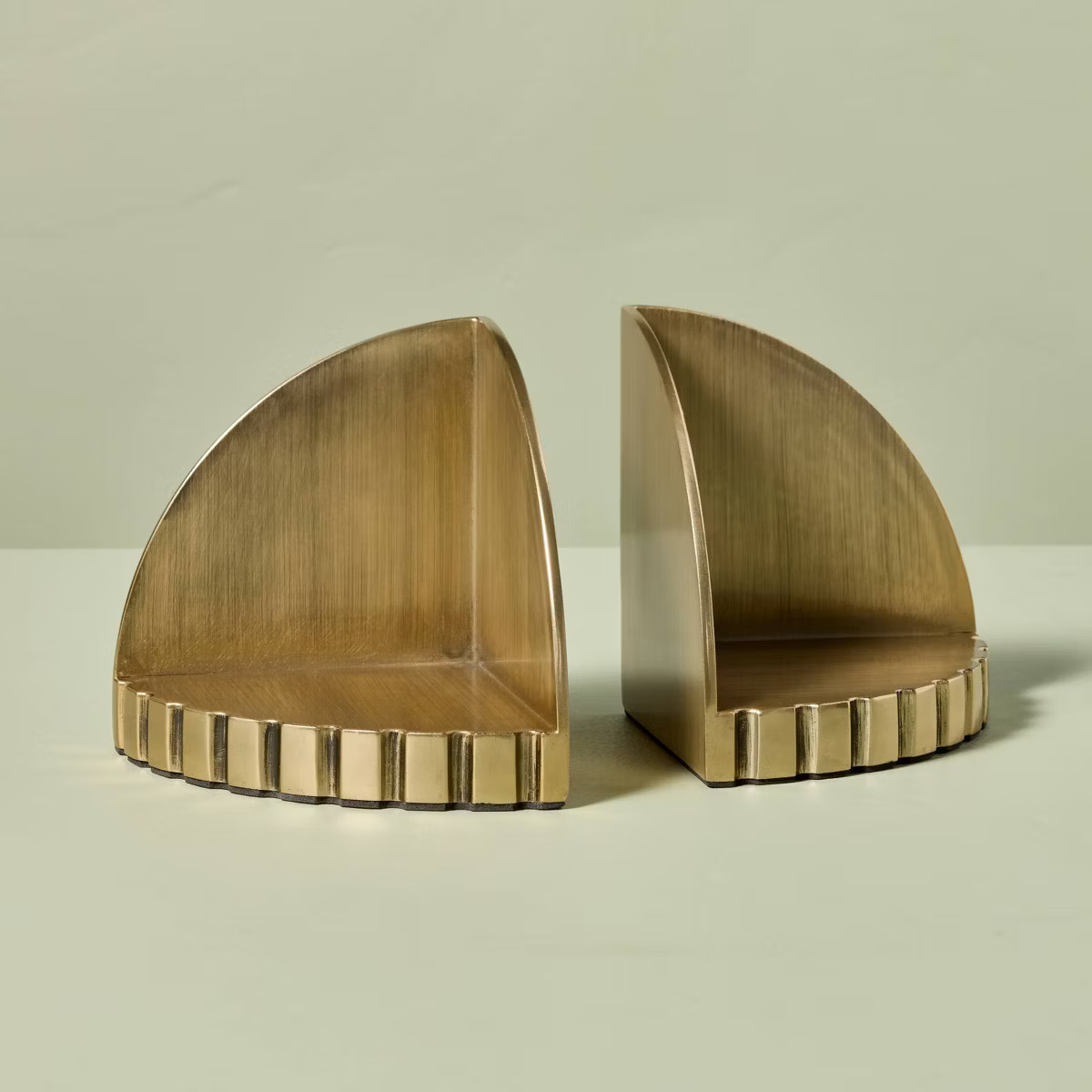 Brass Idler Gear Bookends Antique Finish (Set of 2) - Hearth & Hand™ with Magnolia | Target