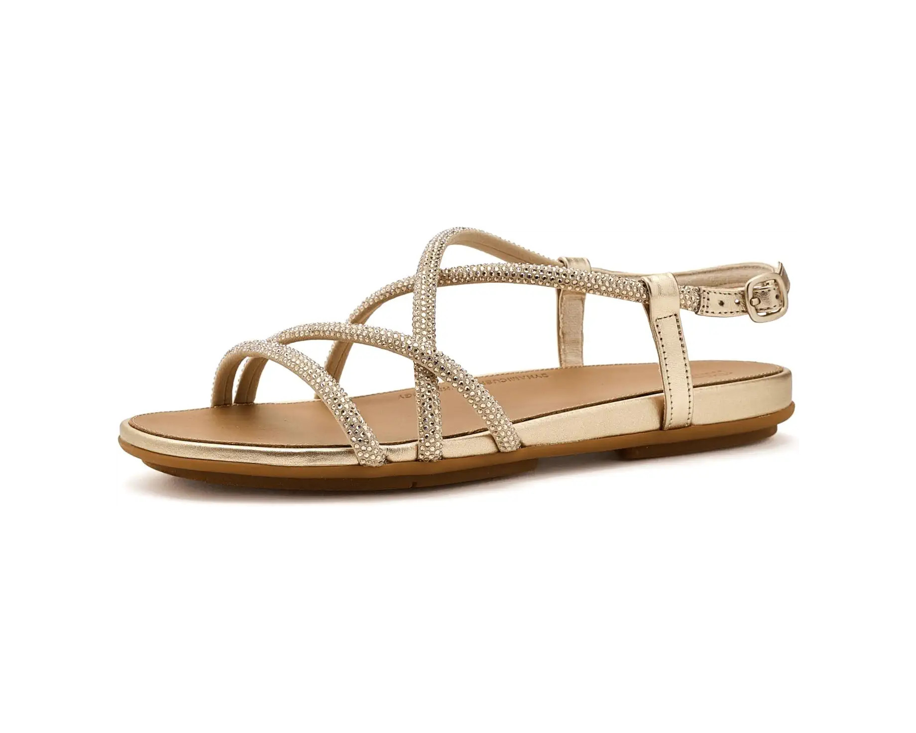 Women's FitFlop Gracie Crystal Strappy Back-Strap Sandals | Zappos.com