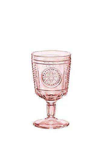 Bormioli Rocco Romantic Stemware Glass, Set of 4, 10.75 oz, Cotton Candy | Walmart (US)