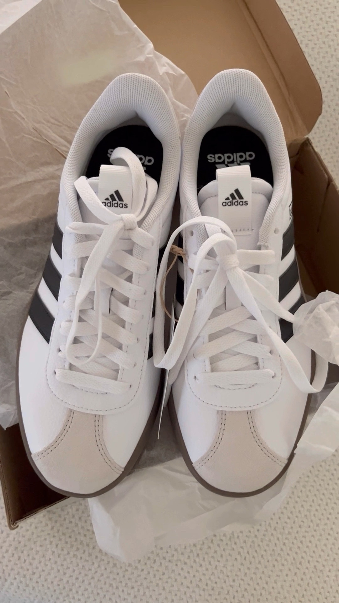 Adidas VL Court 3.0 Sneaker | Women's | Black/White | Size 8.5 | Sneakers