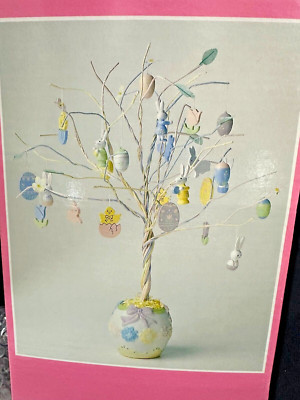 Easter Avenue Easter Tree with 24+ Wooden Ornaments Eggs-18"  | eBay | eBay US