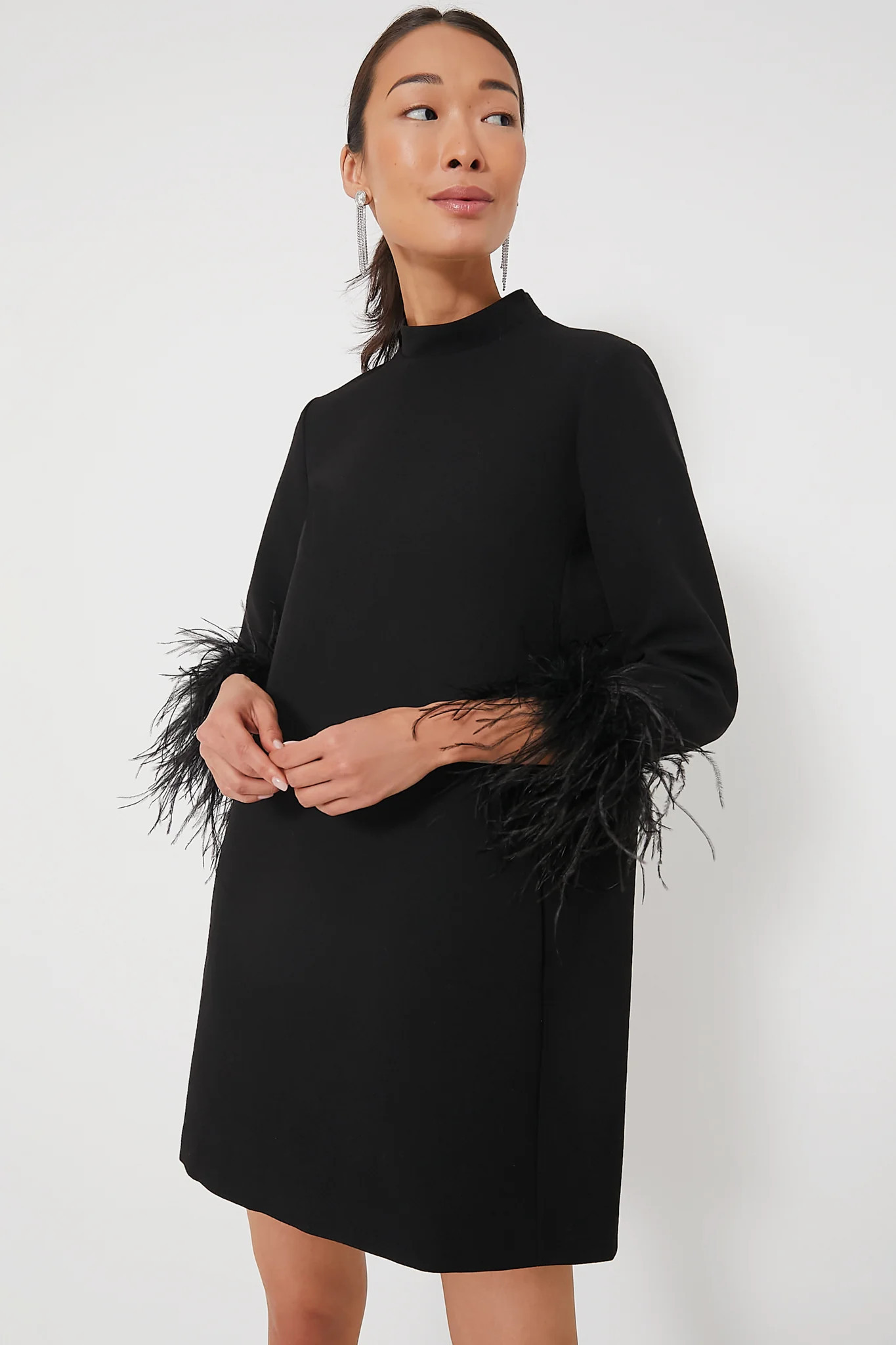 Black Feather Mod Ellie Dress | Tuckernuck (US)