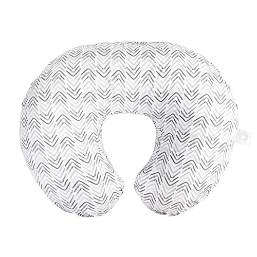 Boppy Original Nursing Pillow, Gray Cable Stitches, Ergonomic Nursing Essentials for Bottle and Breastfeeding, Firm Fiber Fill, with Removable Pillow Cover, Machine Washable | Amazon (US)