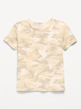 Softest Printed Short-Sleeve T-Shirt for Girls | Old Navy (US)