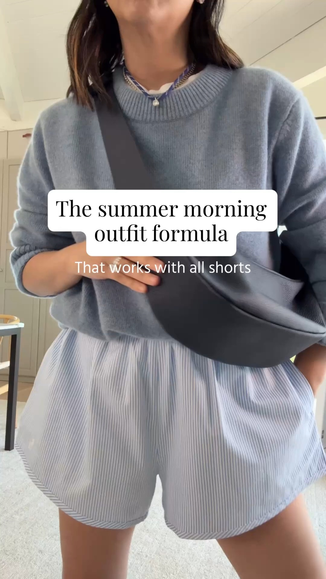 The summer morning outfit formula that works everytime: shorts, sweater, sneakers, and a hat. 

Everlane box cut tee medium
Quince sweater xs
Recreational Habits shorts medium
Amazon socks
Dolce Vita sneakers 6 - run small
Amazing sling bag
Polo Ralph Lauren hat
Electric picks necklace
Electric picks earring s

#LTKgrwm #LTKmomlife #LTKPetite