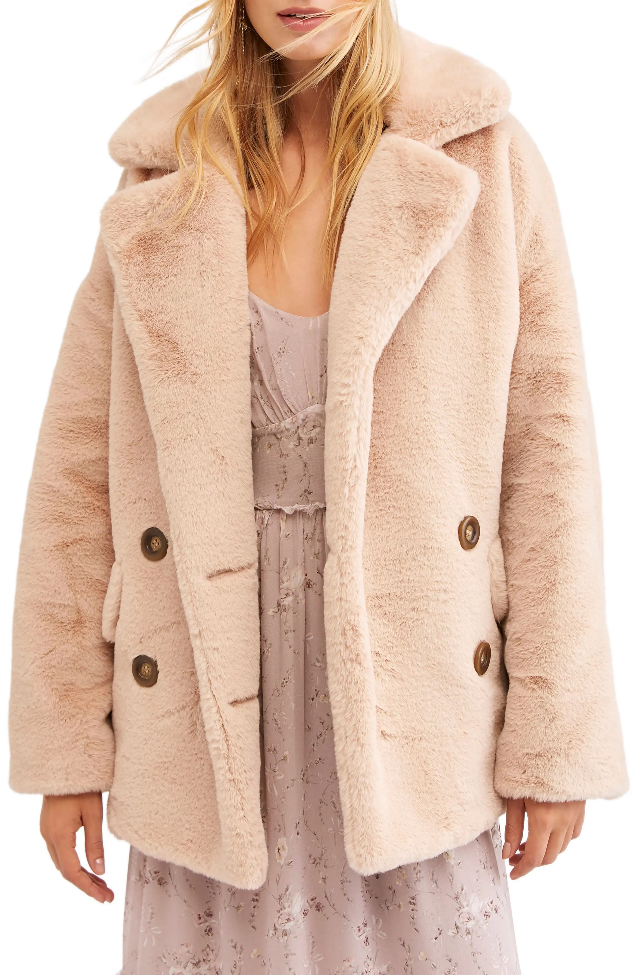 Free People Kate Faux Fur Coat | Nordstrom