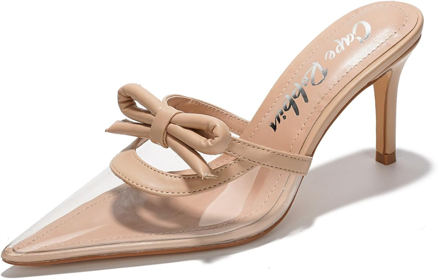 Cape Robbin Kitten Heels For Women Heels With Bow Heels - Classy Kitten Heels for Women Kitten He... | Amazon (US)