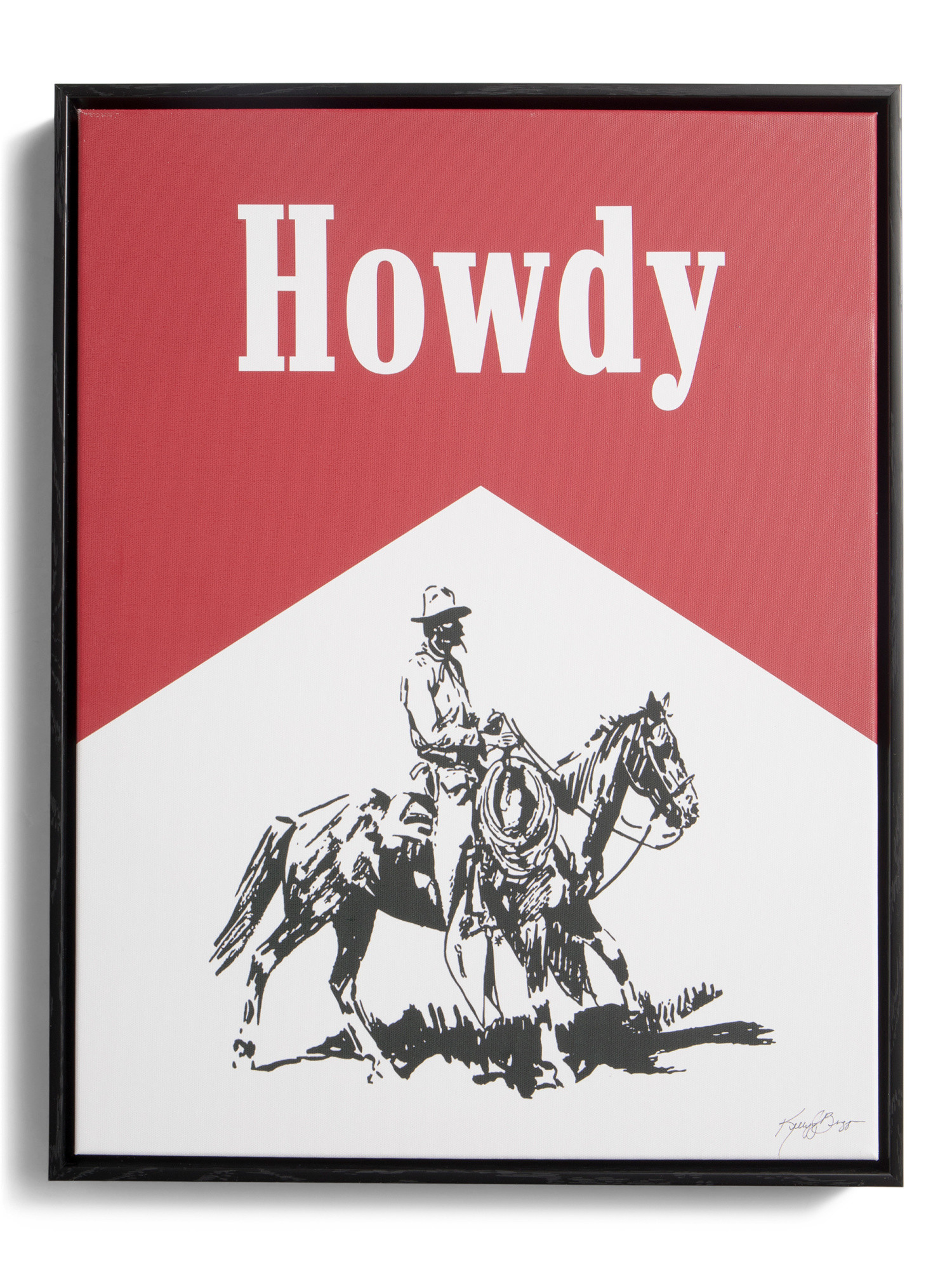 14x18 Howdy Wall Art | TJ Maxx