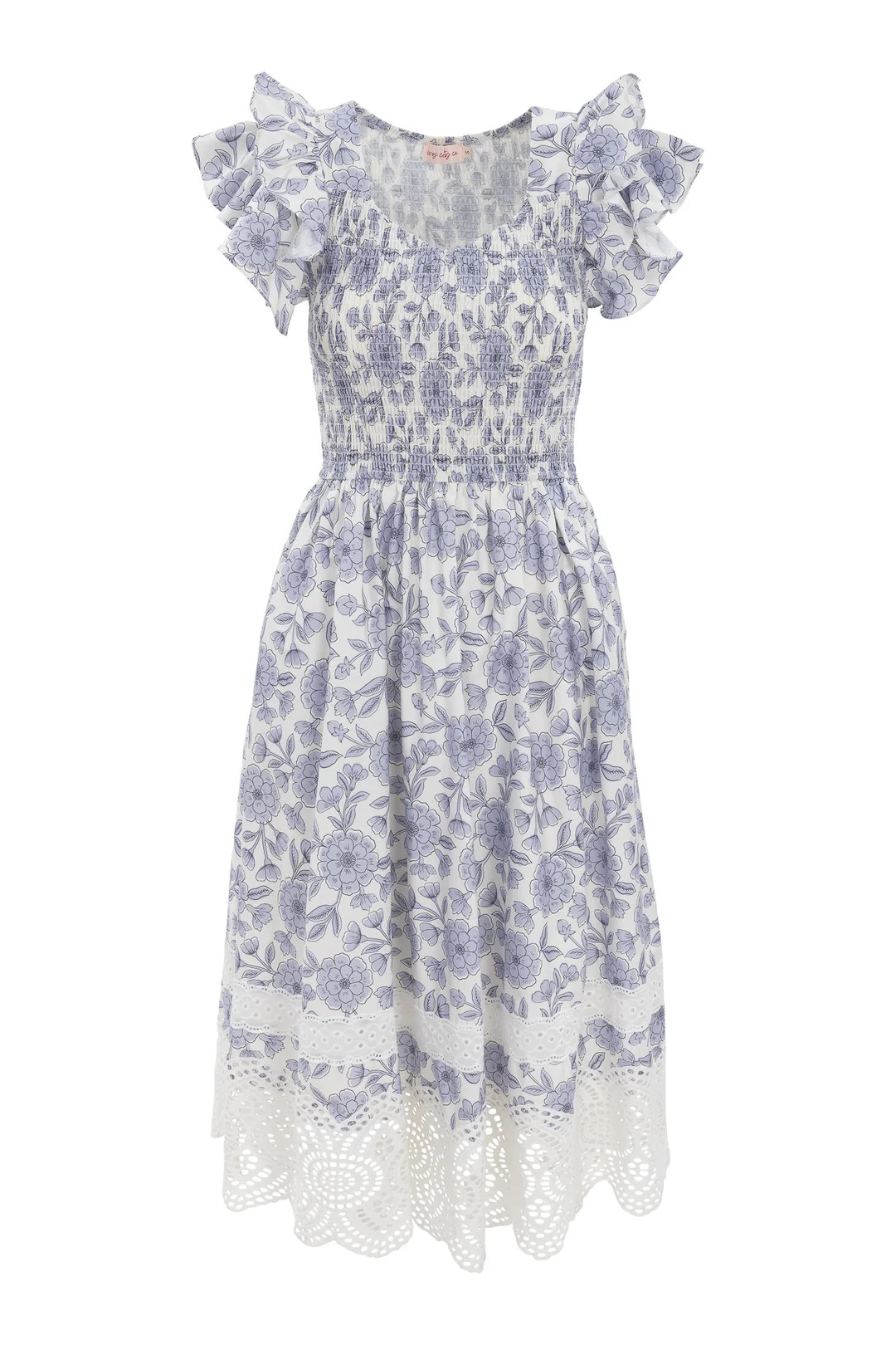 Hattie Dress in Blue Floral | Ivy City Co