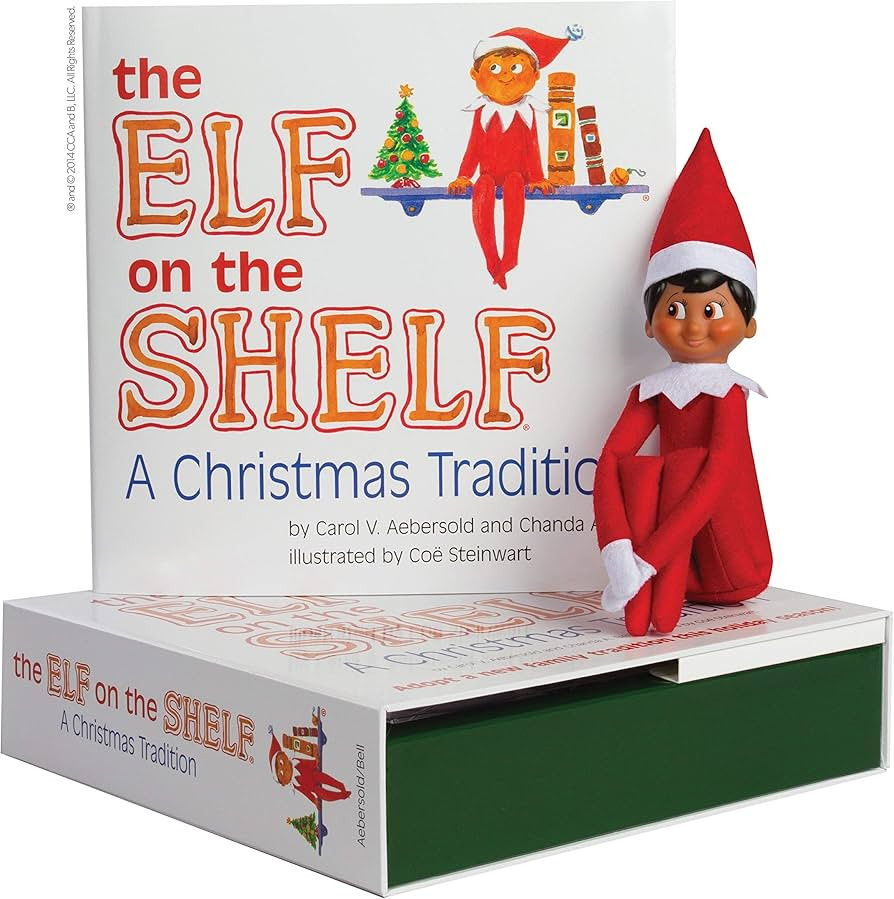 The Elf on the Shelf A Christmas Tradition (Brown-Eyed boy Scout elf) (EOTBOYD) | Amazon (US)