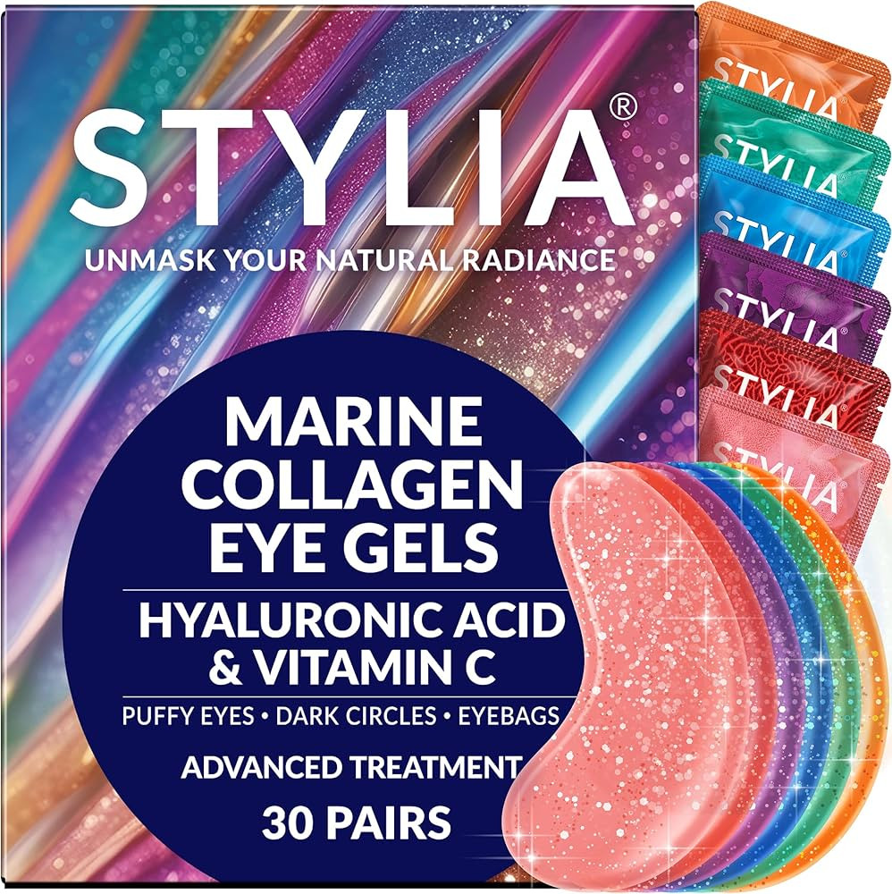 Under Eye Patches for Dark Circles and Puffy Eyes (30 Pairs), Marine Collagen Eye Gel Pads for Pu... | Amazon (US)