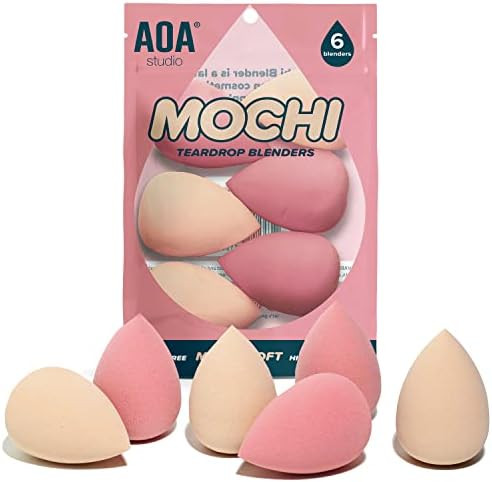 AOA Studio Collection Makeup Mochi Sponge Set Makeup Blender Latex Free and High-definition Set o... | Amazon (US)