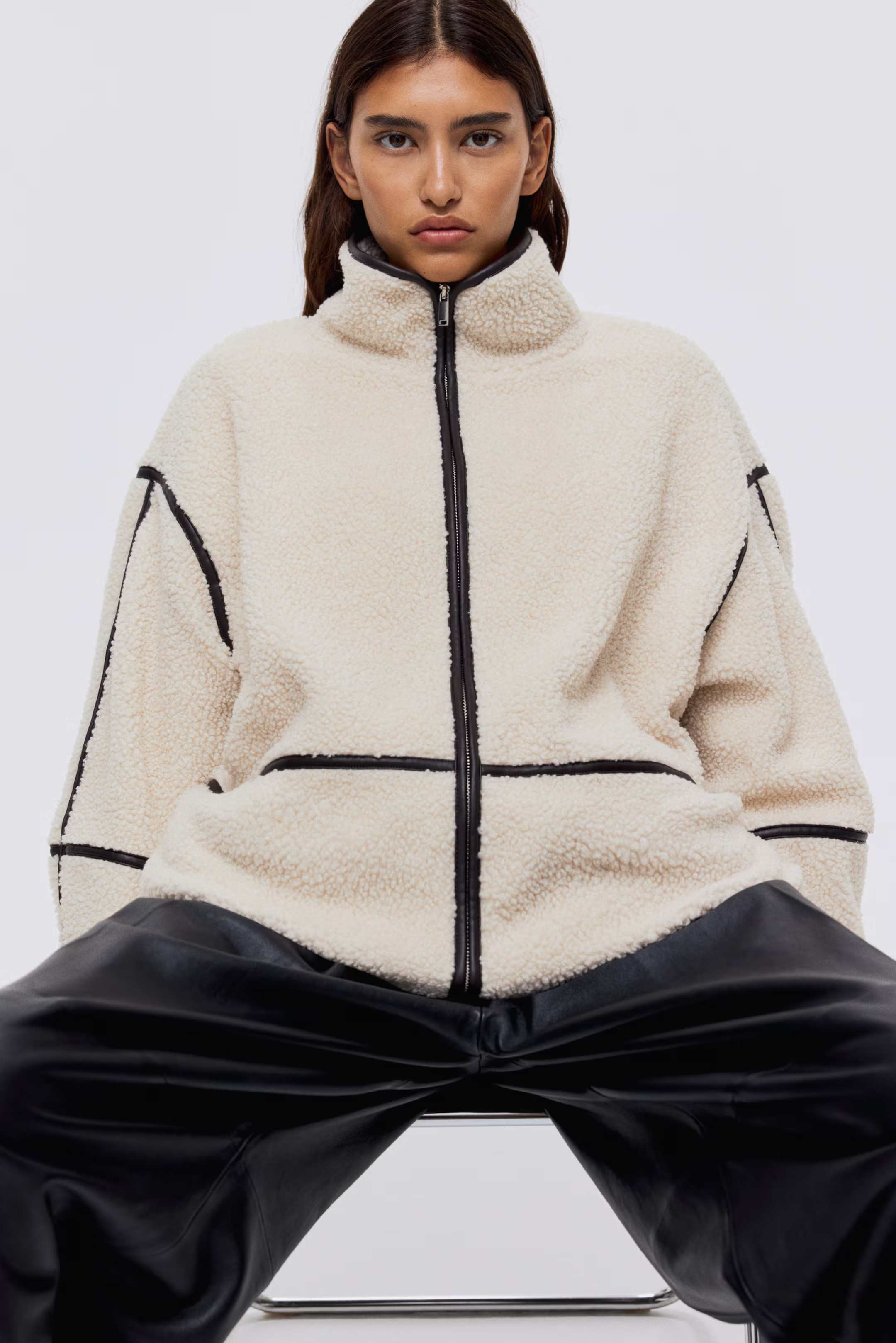 Teddy jacket | H&M (UK, MY, IN, SG, PH, TW, HK)