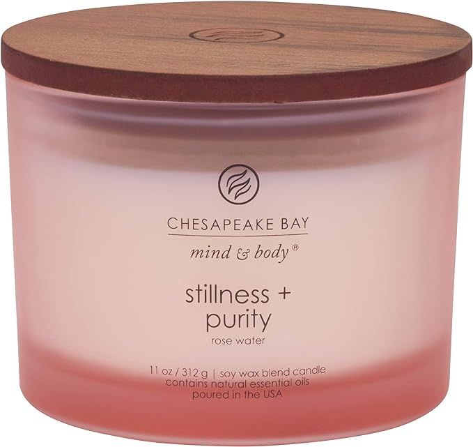 Chesapeake Bay Candle Scented Candle, Stillness + Purity (Rose Water), Coffee Table | Amazon (US)