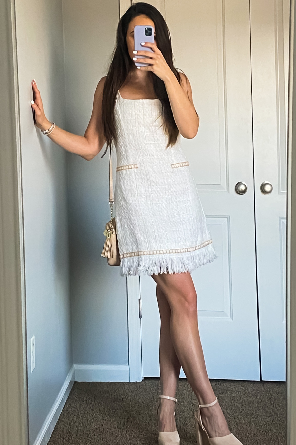 Adorable tweed workwear mini dress 

#LTKstyletip #LTKworkwear #LTKU