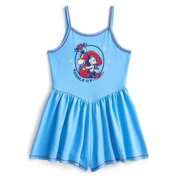 Toy Story Girls Sleeveless Graphic Romper, Sizes 4-12 | Walmart (US)