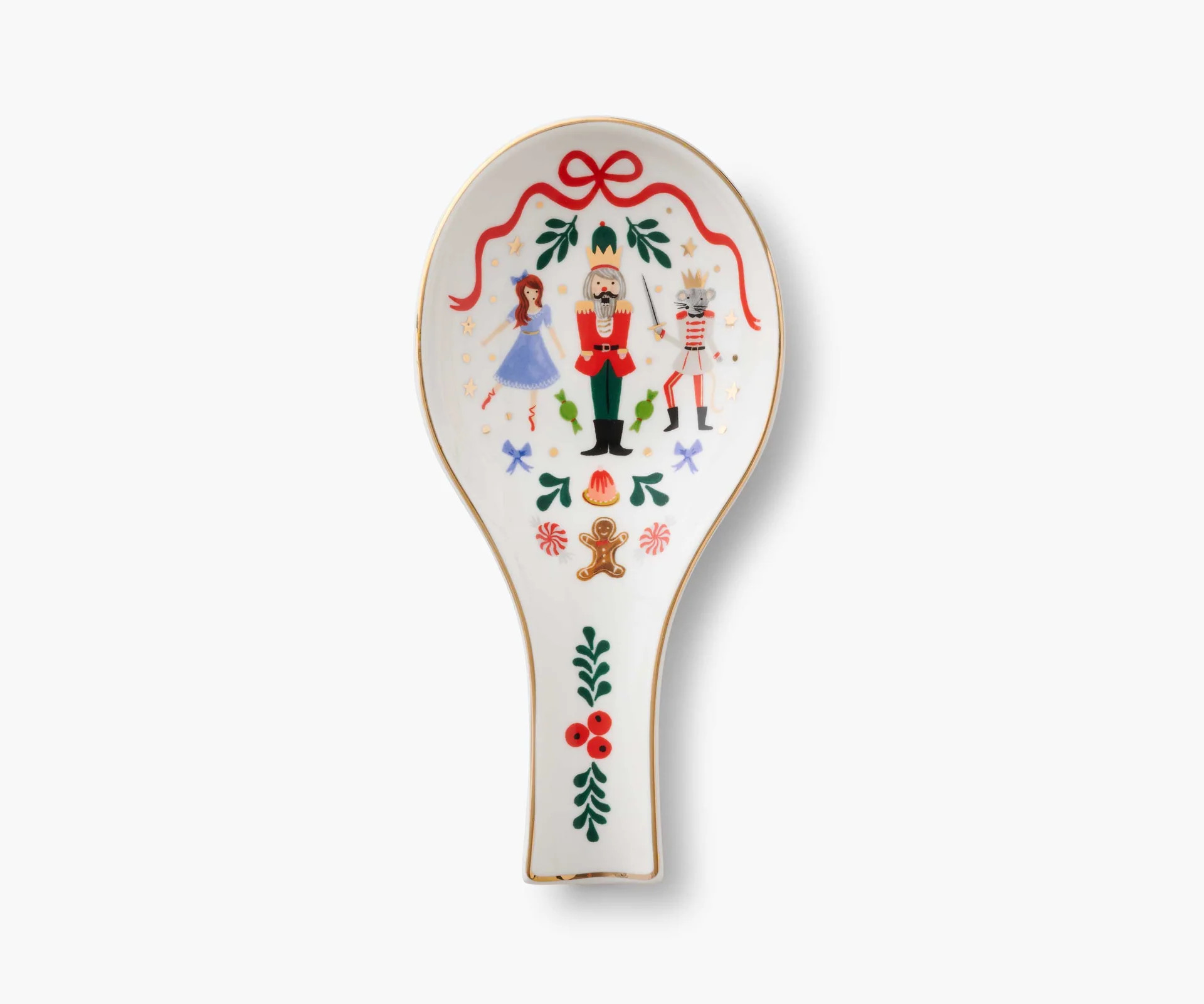 Porcelain Spoon Rest - Nutcracker | Rifle Paper Co.