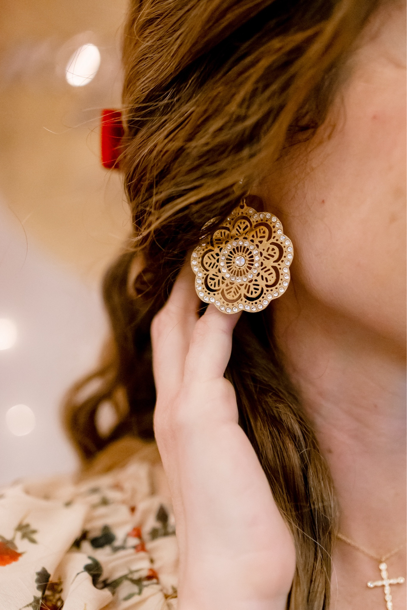 My new favorite earrings from Brighton! A bit of a splurge, but they are gorgeous! 