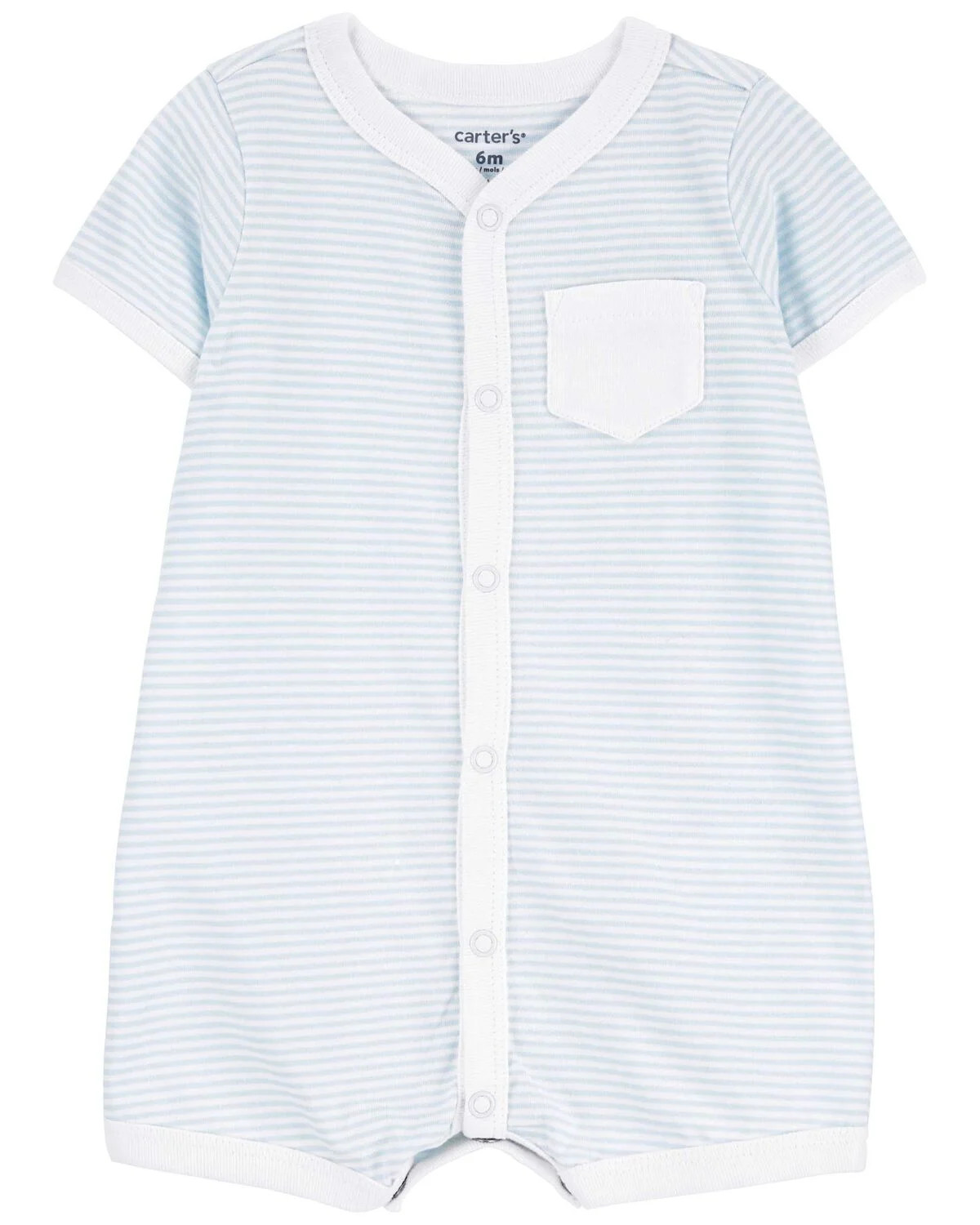Baby Striped Snap-Up Romper | Carter's
