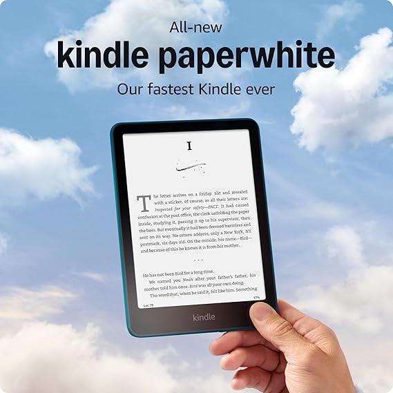 Kindle Paperwhite Essentials Bundle including All-new Kindle Paperwhite (16GB) - Jade, Fabric Cov... | Amazon (US)