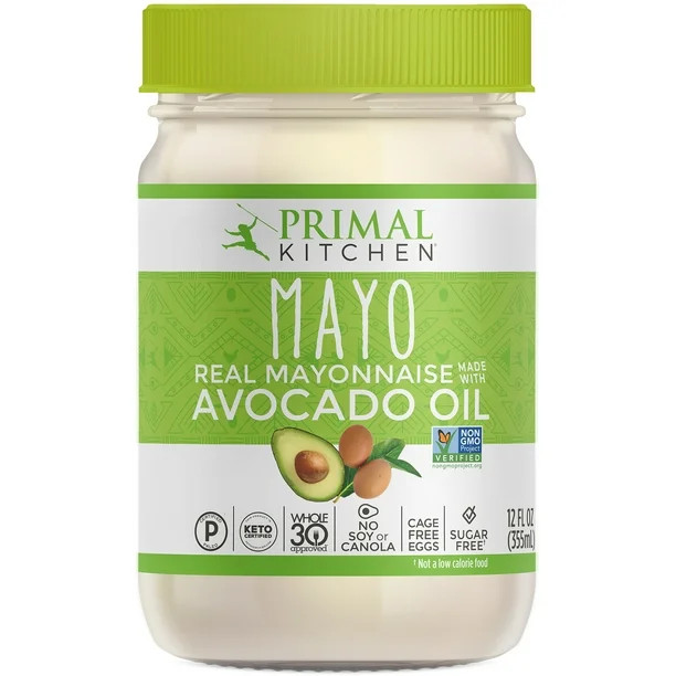 Primal Kitchen Mayo Avocado Oil Real Mayonnaise, 12 fl oz - Walmart.com | Walmart (US)