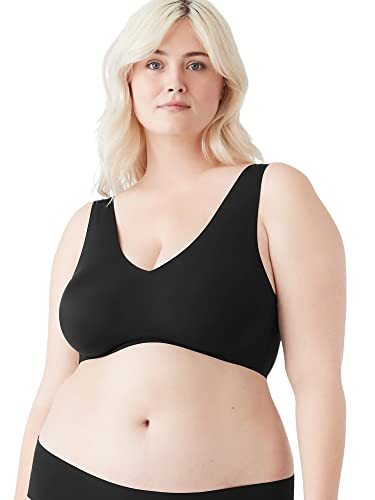 True & Co Body Lift V Neck Bra Black | Amazon (US)
