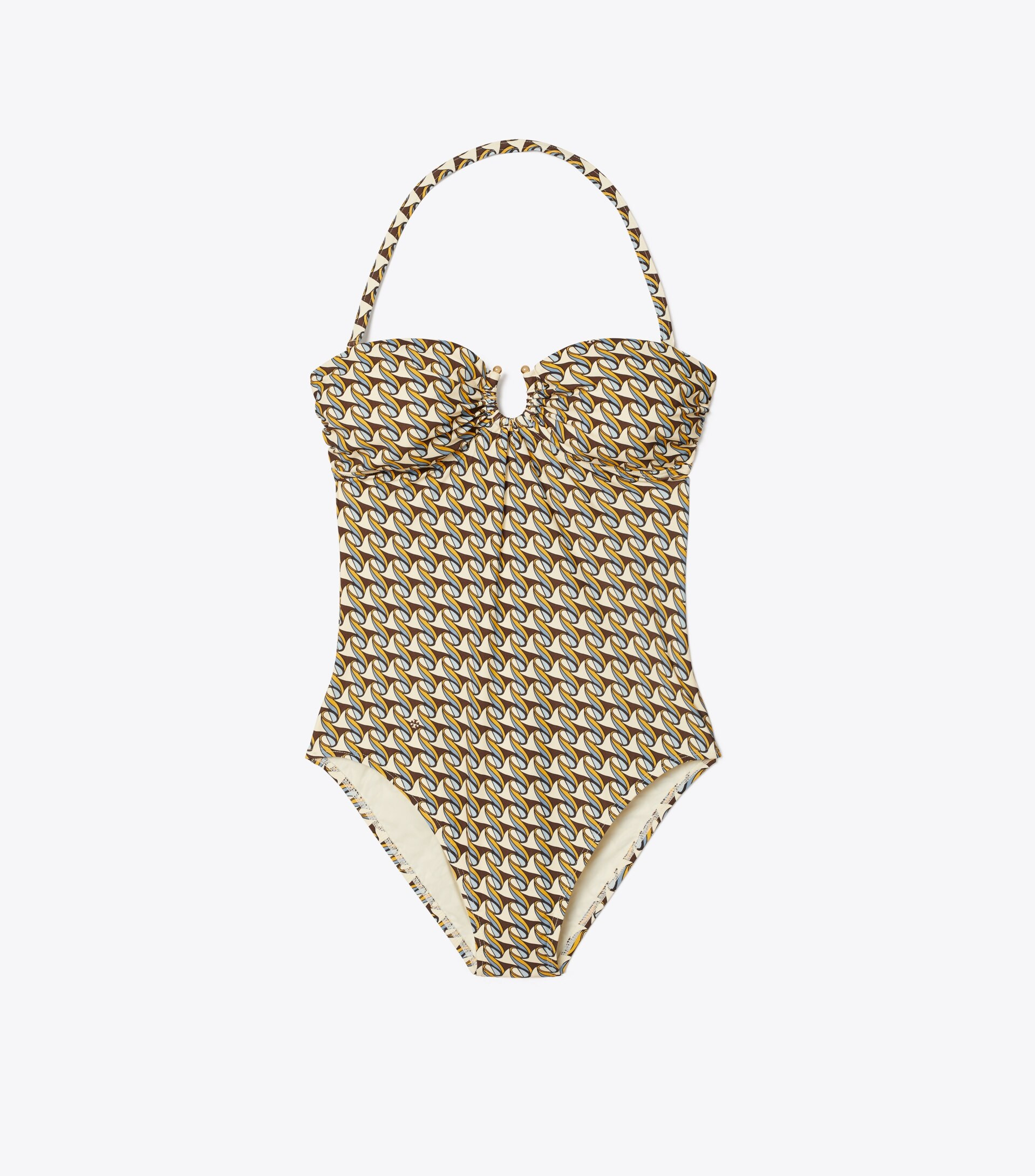Printed Bandeau One-Piece | Tory Burch (US)