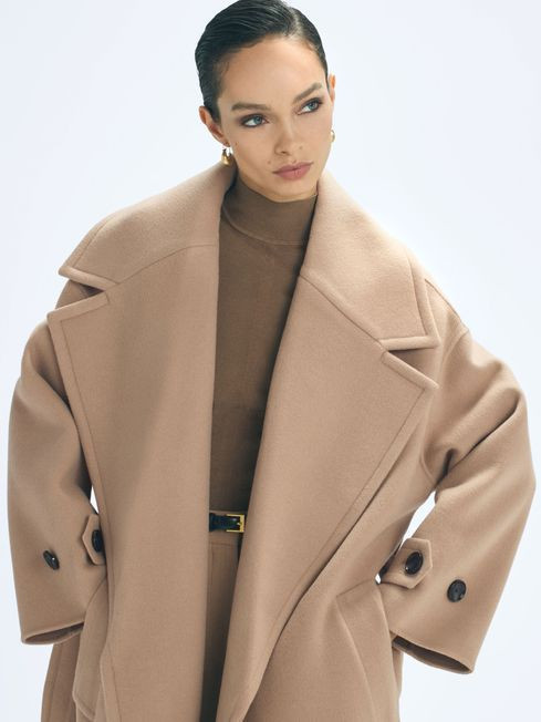Atelier Wool-Cashmere Blindseam Coat | Reiss US