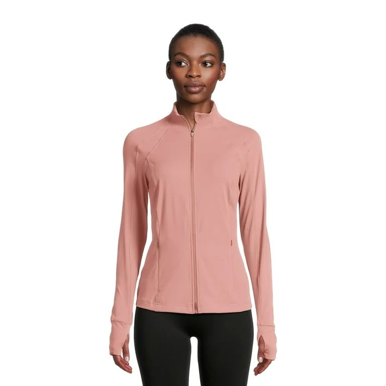 Avia Women's SoftSculpt Zip-Up Jacket, Sizes XS-XXXL - Walmart.com | Walmart (US)
