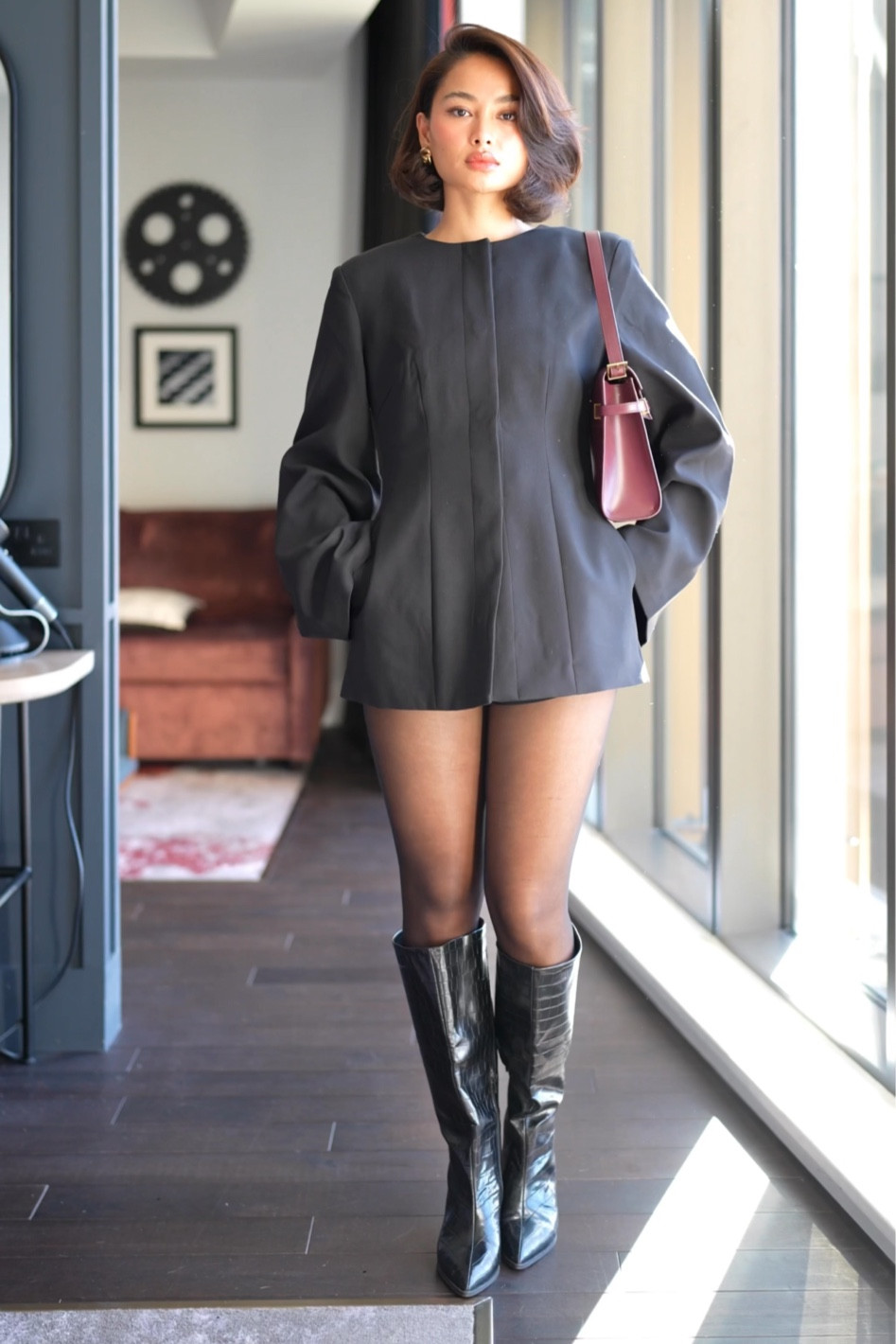 Chic black OOTD 🖤🍂

#LTKstyletip #LTKfamily #LTKeurope