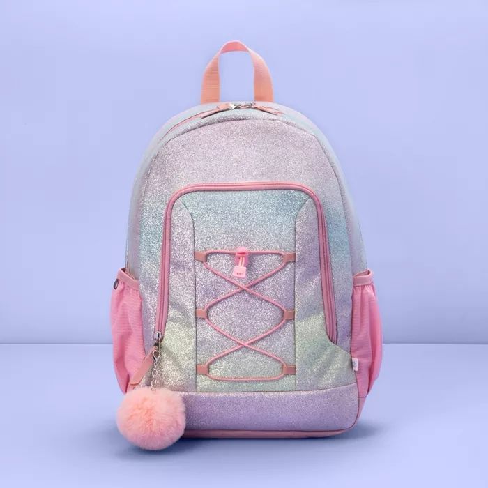 16.5" Kids' Backpack Ombre Glitter Rainbow - More Than Magic™ | Target