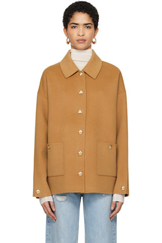 ANINE BING - Tan Luca Jacket | SSENSE