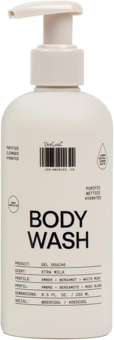 DedCool Body Wash | Xtra Milk | Shea Butter, Aloe & Snow Mushroom | Hydrating, Non-Toxic, Vegan |... | Amazon (US)