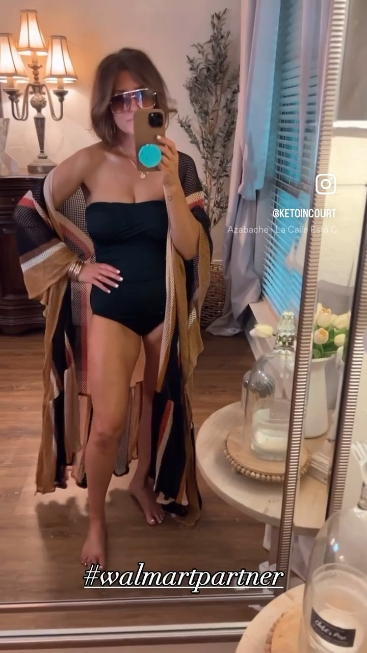 Walmart one-piece swimsuits for under $30!  Wearing size medium in all swimsuits.  #walmart #walmartpartner 

#LTKover40 #LTKtravel #LTKswim