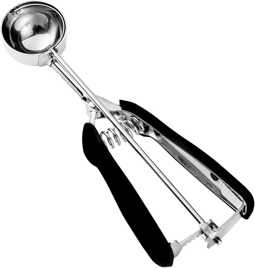 Cookie Scoop 2 Tablespoon, Size #40 Cookie Dough Scoop, 2 Tbsp/ 30 ml/ 1 oz Cookie Scoop for Baki... | Amazon (US)