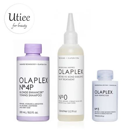 Olaplex Purple Shampoo No 4P Intensive Bond Building Hair Treatment No.0 and Hair Perfector No.3 | Walmart (US)