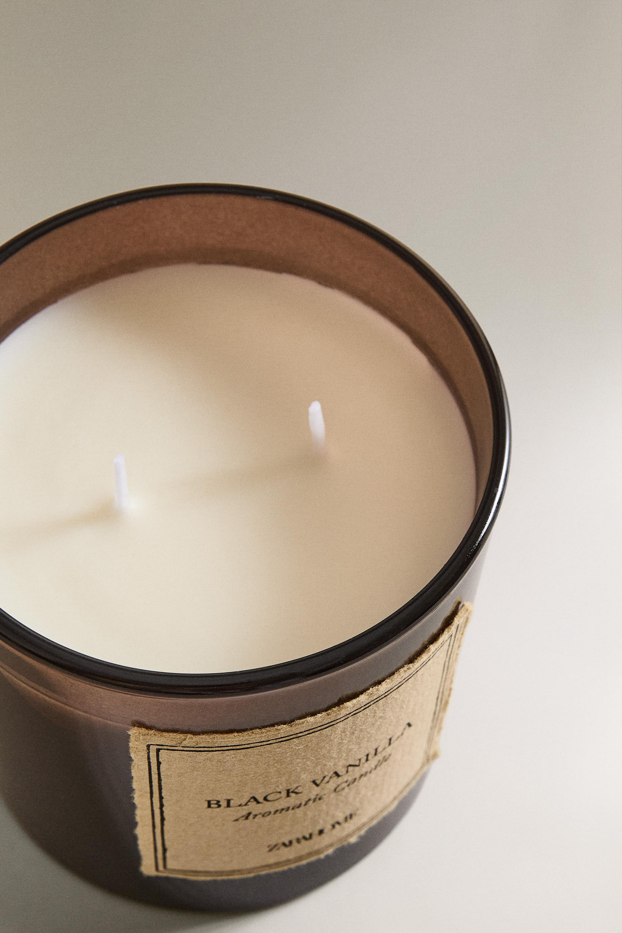 (350 G) BLACK VANILLA SCENTED CANDLE | Zara US