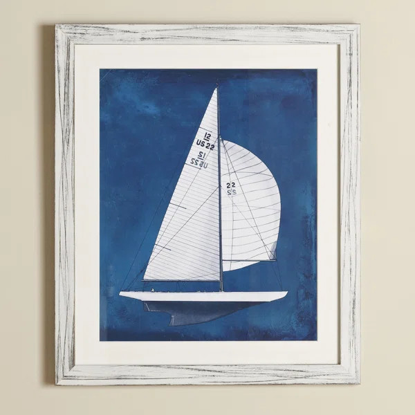Radabaugh 'Ship' - Picture Frame Graphic Art Print on Paper | Wayfair North America