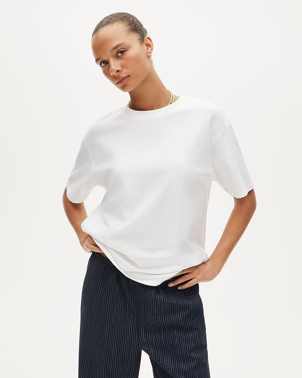 Boyfriend jersey oversized T-shirt | J. Crew US