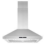 Cosmo COS-63ISS75 Island Range 3-Speed Fan, 380 CFM, Permanent Filters, LED Lights, Soft Touch Contr | Amazon (US)