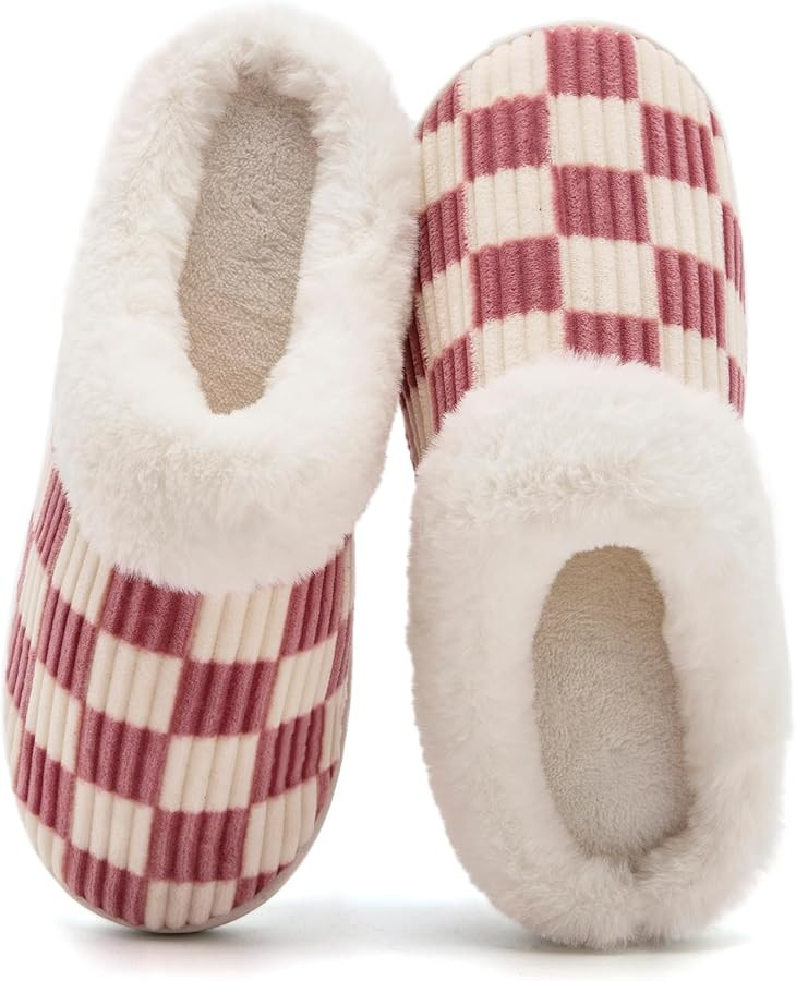 Guyarns House Slippers for Women & Men - Fuzzy, Casual Indoor/Outdoor Shoes with Memory Foam & Fa... | Amazon (US)