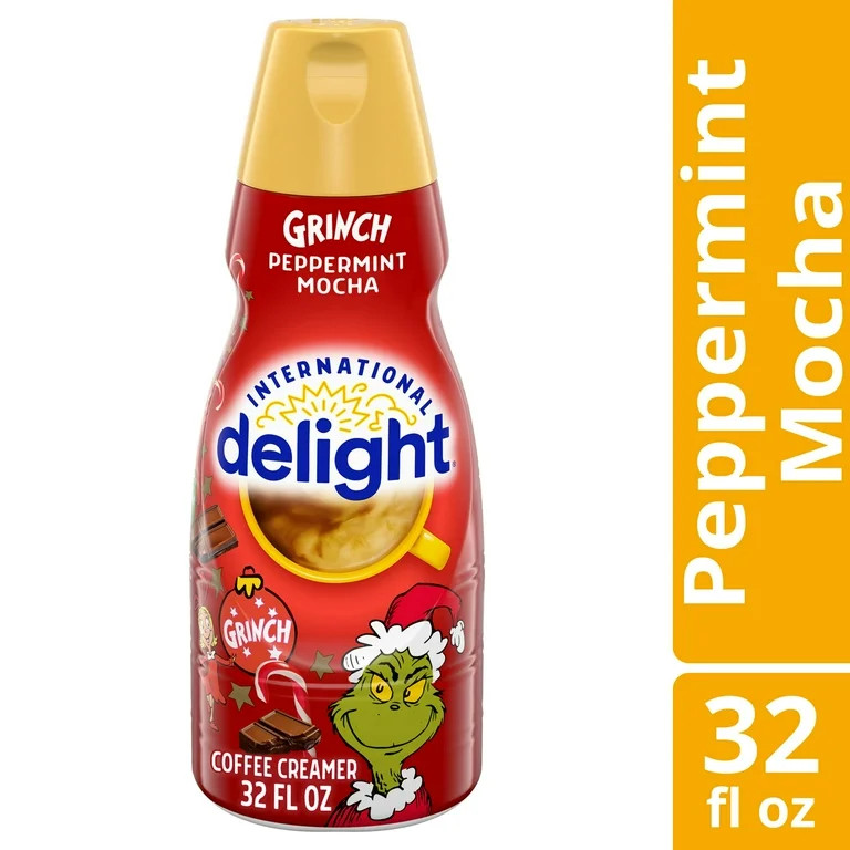 International Delight Grinch Peppermint Mocha Coffee Creamer, 32 oz. | Walmart (US)